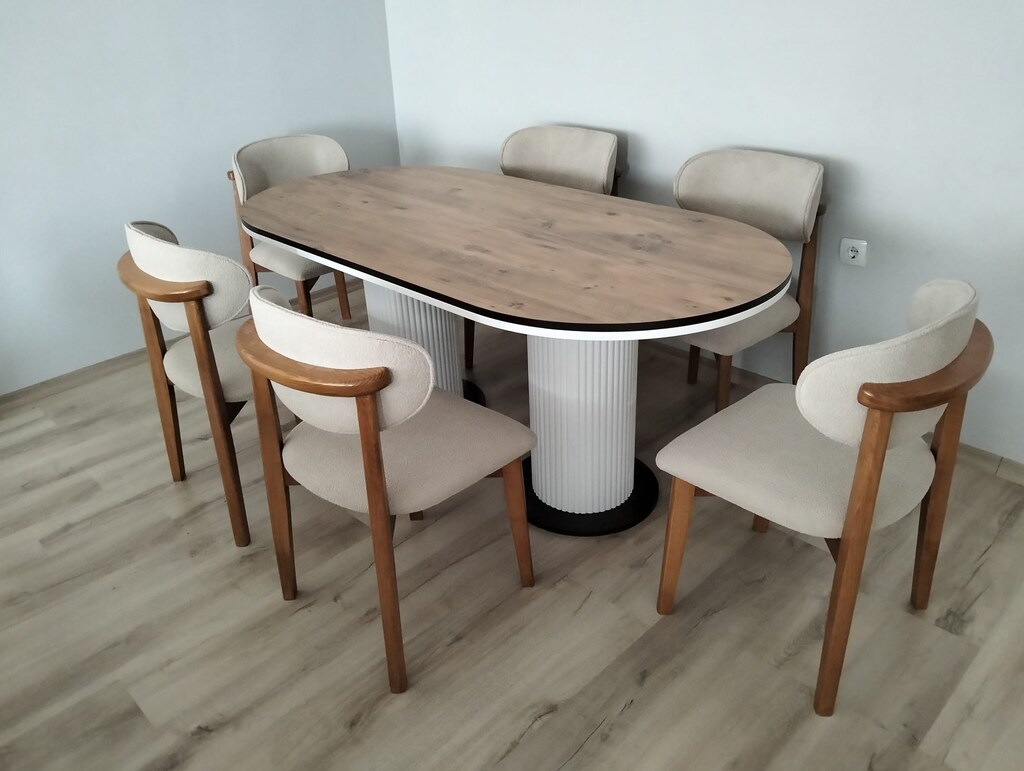 BOHEM TARZ MASA-SANDALYE TAKIMI (6 KİŞİLİK) - 5
