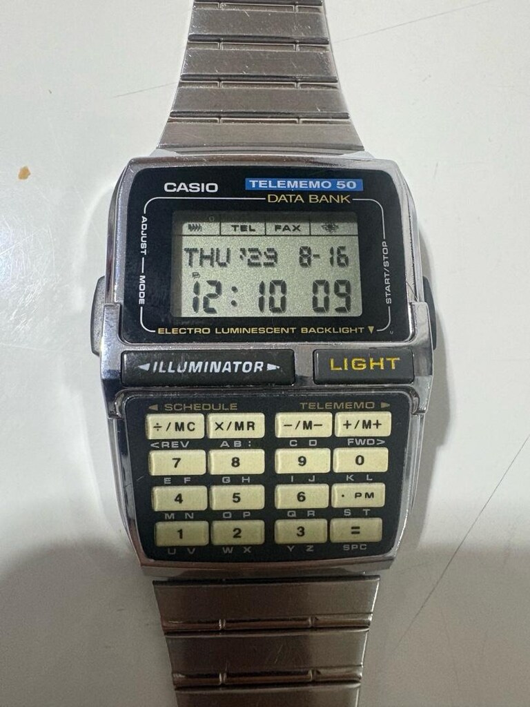 Casio data bank saat - 8