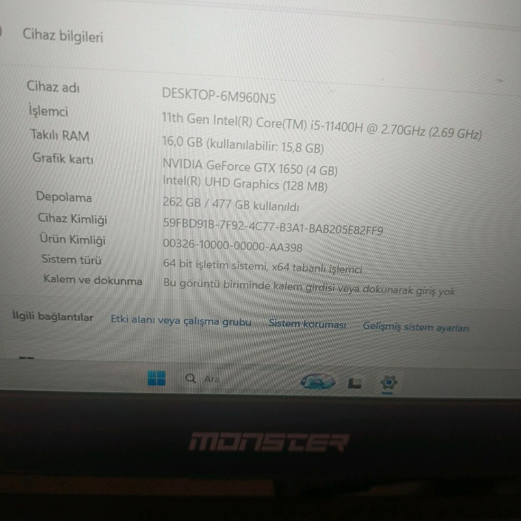 monster laptop - 2