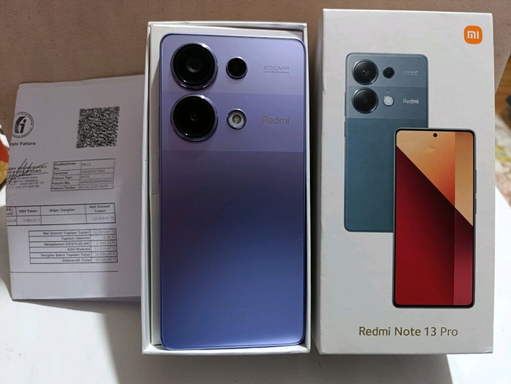 REDMİ NOTE13PRO 12/512 TR..GARANTİLİ FATURALI CİHAZDİR - 2