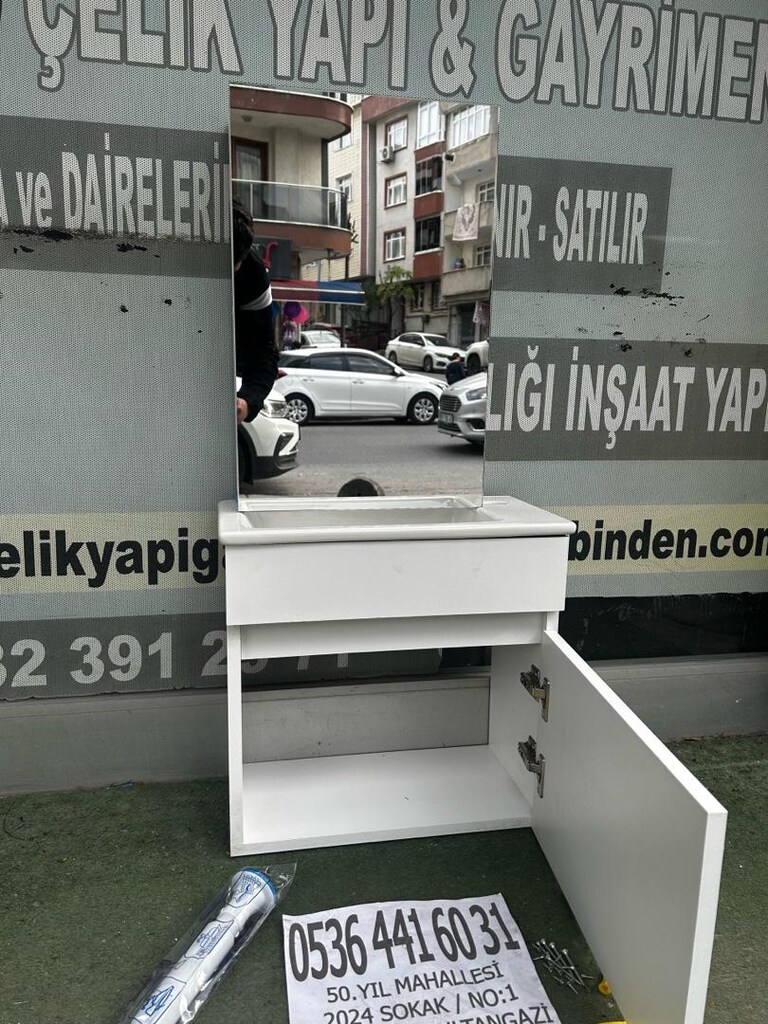 50’Lik Banyo Dolabı Sıfır Asmalı MDF - 6