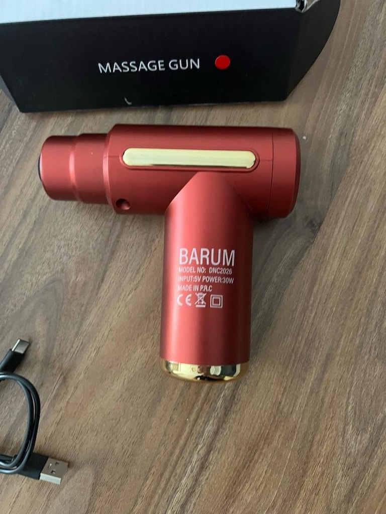 Barum Şarjlı Masaj Tabancası - Çok Temiz, Kutulu - 6