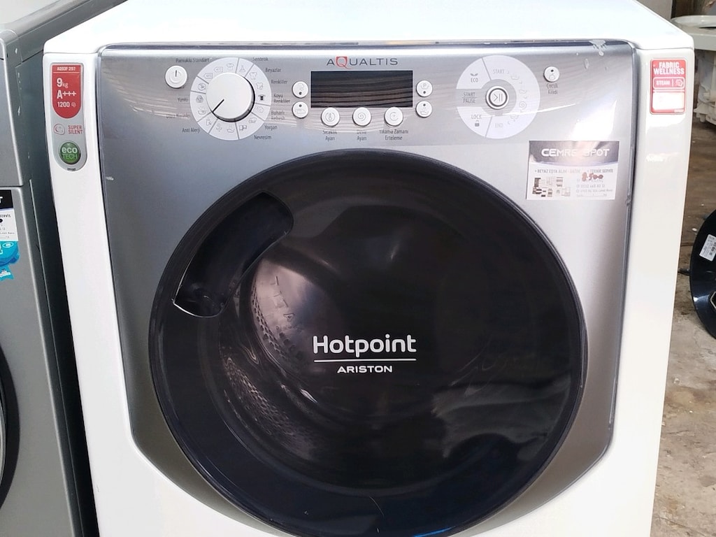 AQUALTİS 9 KG ÇAMAŞIR MAKİNESİ İZMİR İÇİ 3 AY GARANTİMİZ VARDIR - 2