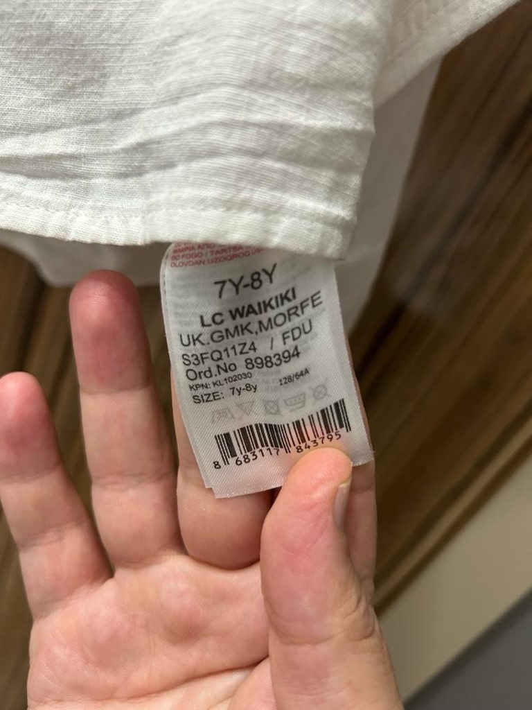 erkek çocuk beyaz keten gömlek - 3