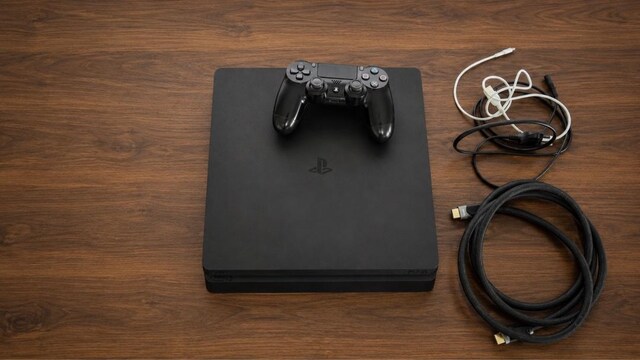 Temiz PS4 Slim | 1 Orijinal Kol | Full Kablolu Set
