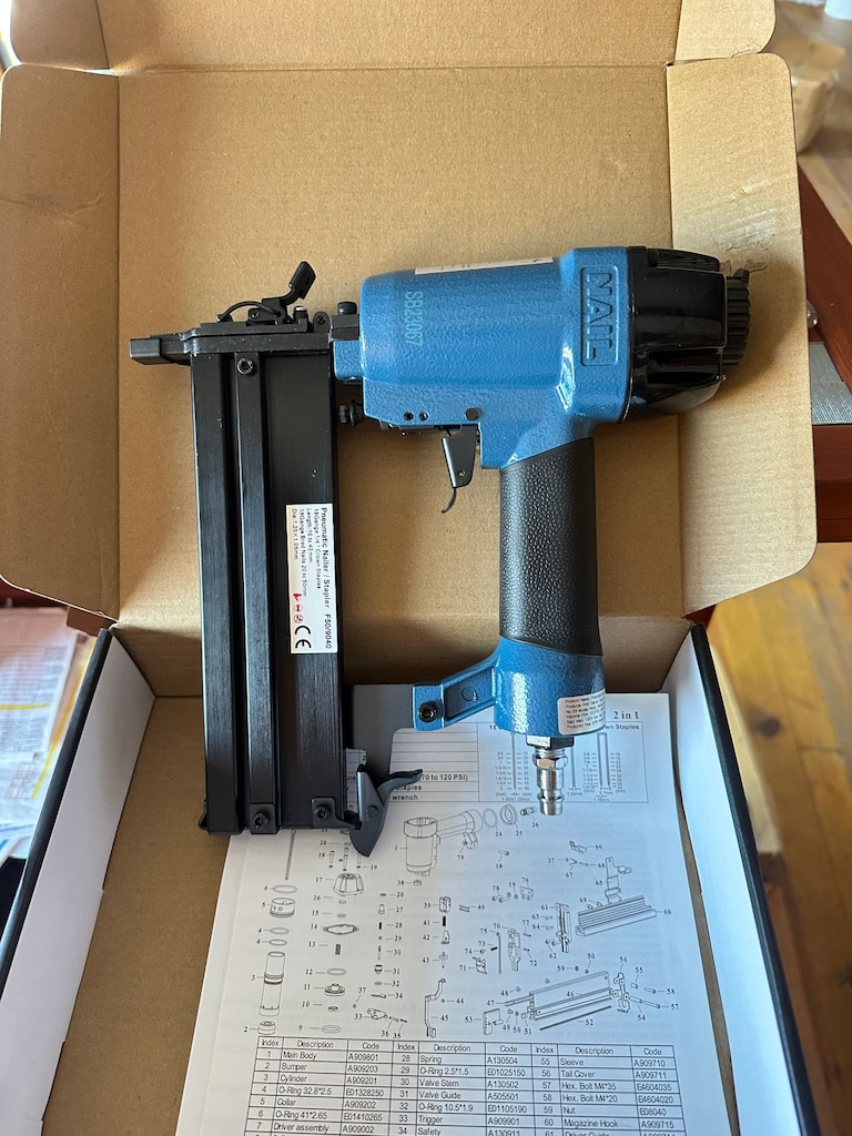 Pneumatic Nailer Havalı Çivi Brad Zımba Çakma Tabancası - 2
