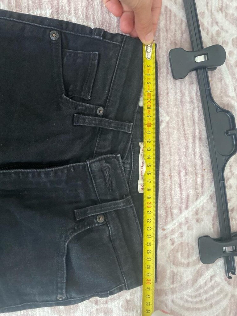 Siyah Kadın Regular Fit Midi Jean - 7