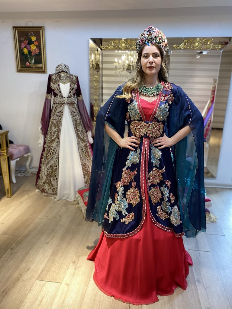 VİNTAGE KAFTAN KINALIK BİNDALLI - 2