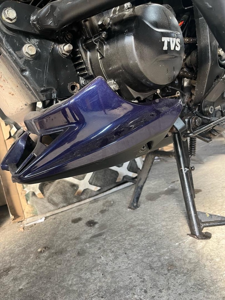 tvs raider 125 alt sakal alt plastik komple alt - 2