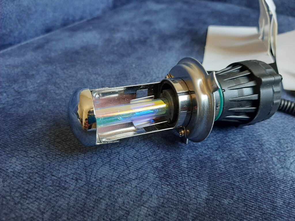 HID Xenon Light 12V 35W H4 Far Kiti (Ultra Soğuk Beyaz / Mor Ton) - 6