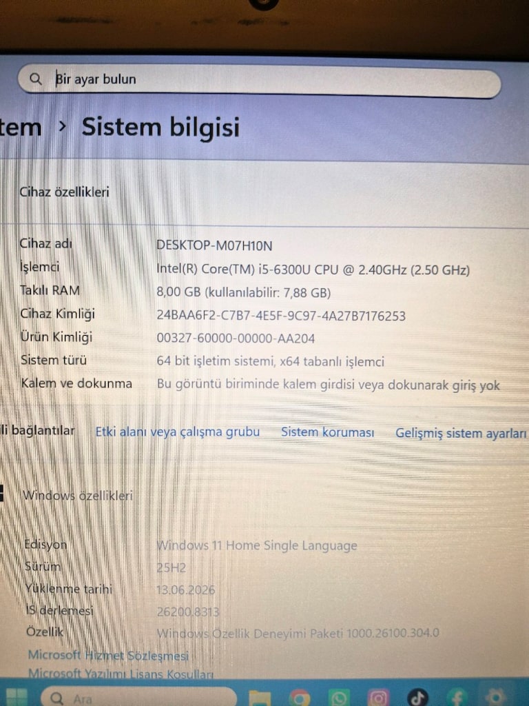 Laptop HP i5 İşlemci 256GB SSD 8GB DDR4 Ram Aydınlatmalı Klavye Win 11 - 6