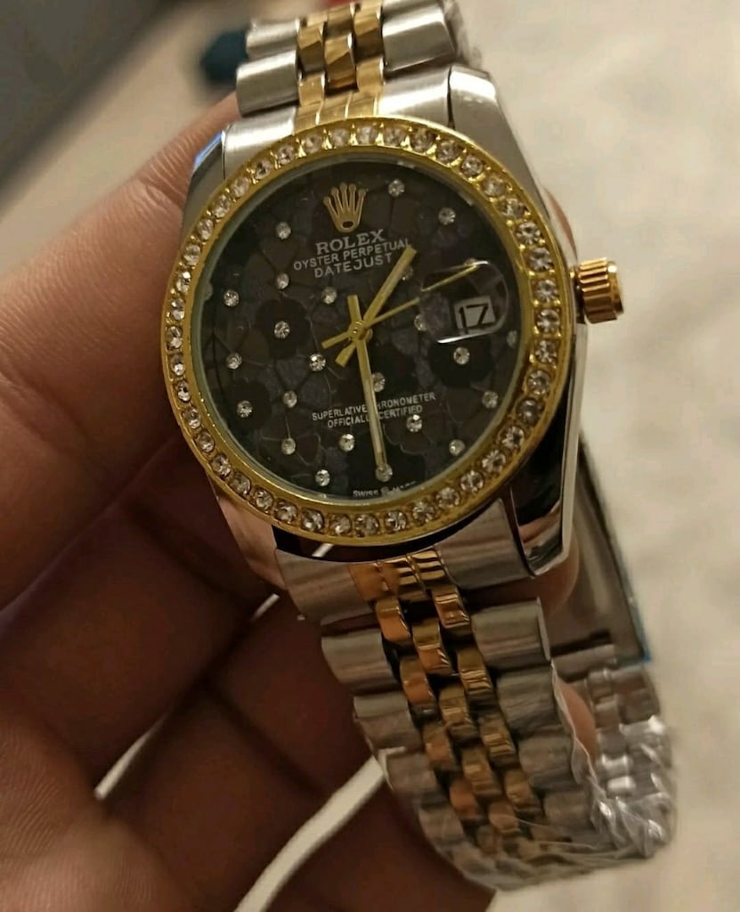 rolex kadın takvimli pilli kol saati - 3