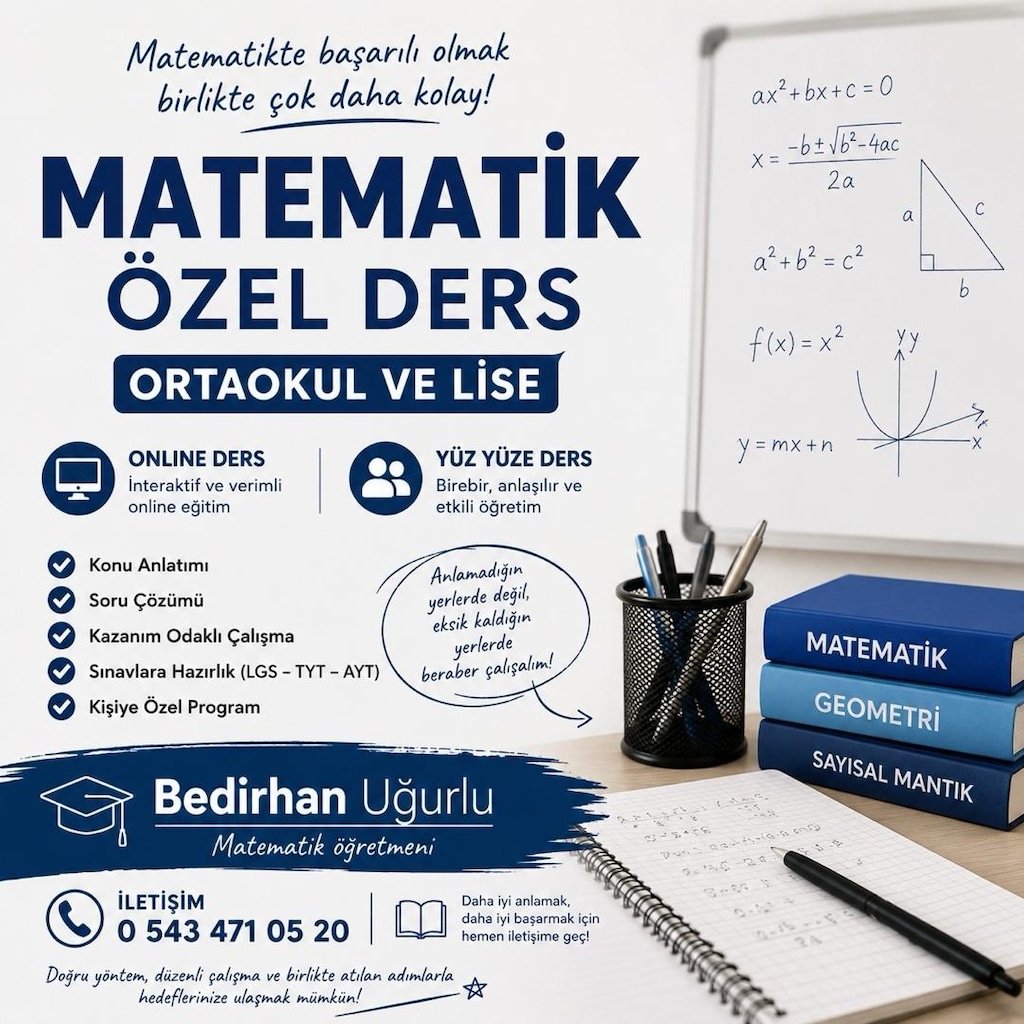 MATEMATİK ÖZEL DERS!!! - 2