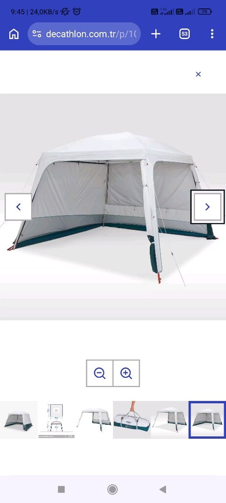 Arpenaz base fresh çadır gölgelik - 6