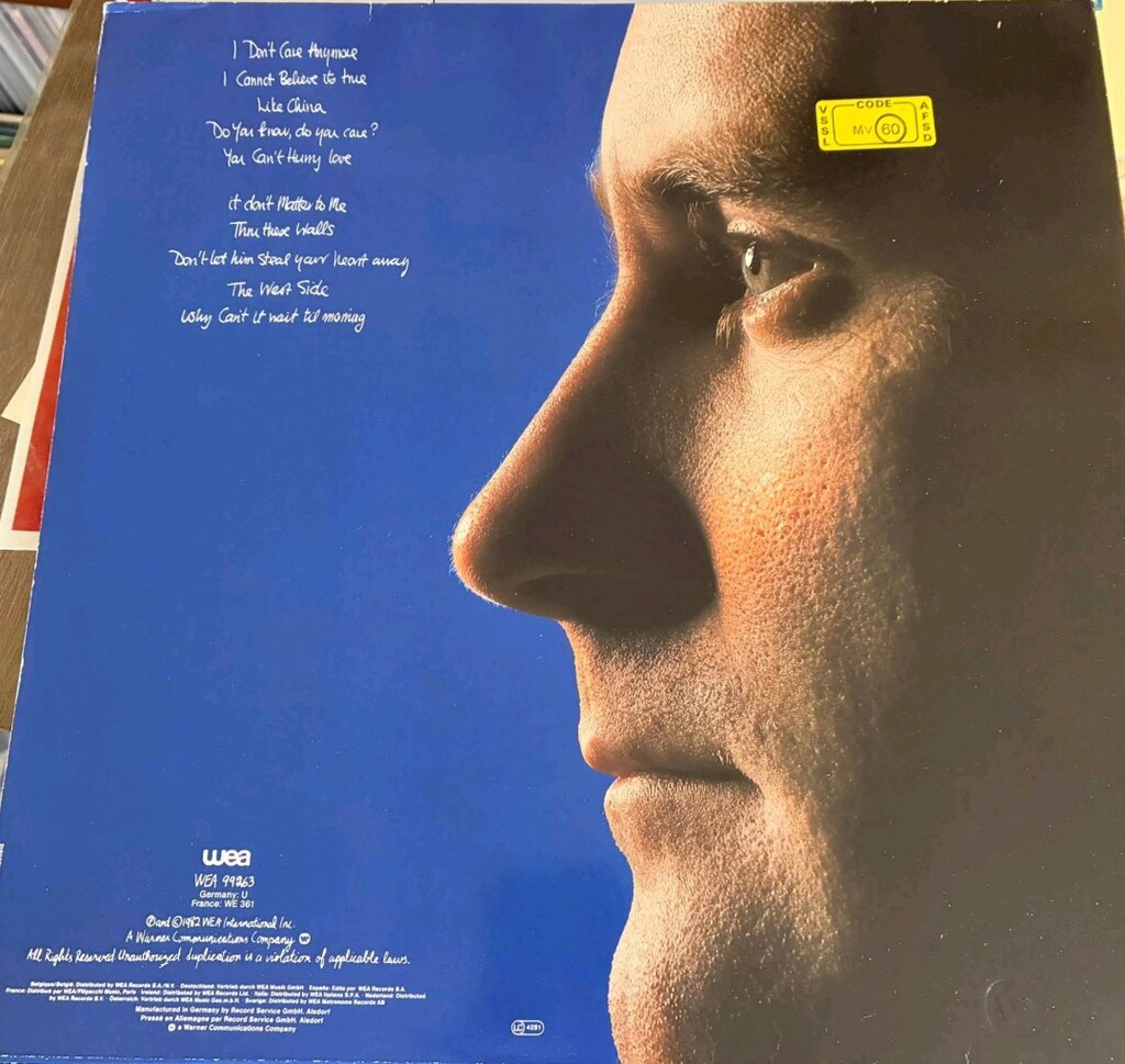 PHİL COLLİNS HELLO, I MUST BE GOİNG DÖNEM LP PLAK - 4