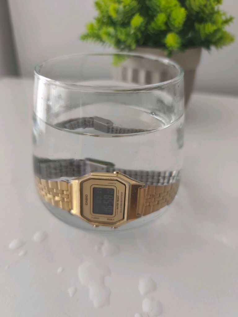 Orjinal Casio Mini Çelik Dijital Kadın Saat - 12