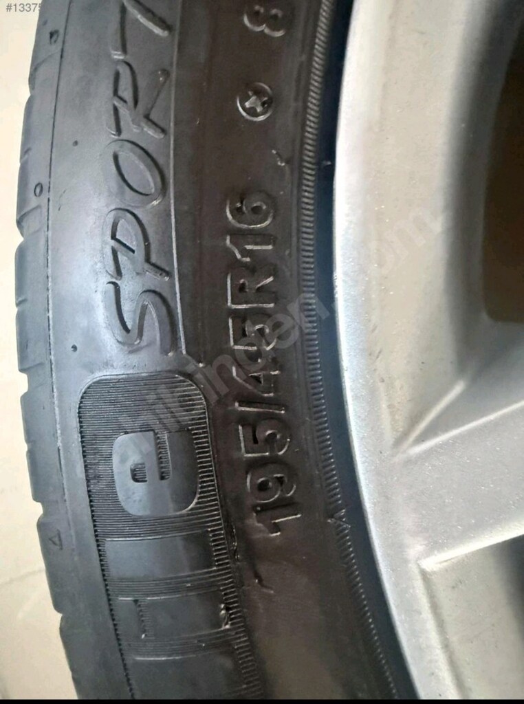 16 5x100 pasific orjinal jant lastik takımı hatasız sıfır ayar - 6