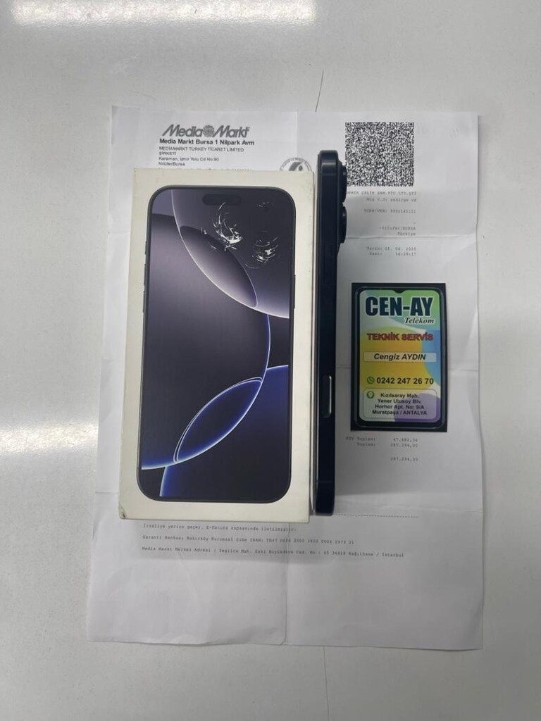 İPHONE 16 PRO MAX 256GB HATASIZ GARANTİLİ PİL %91 - 5