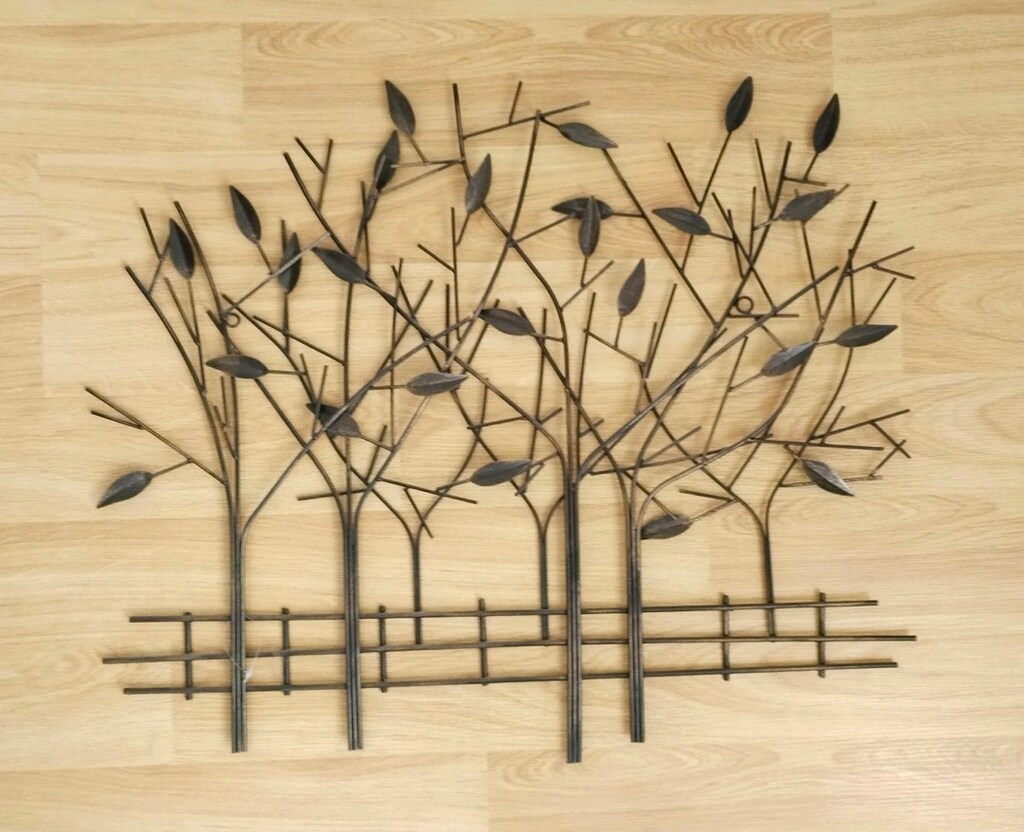 Ağaç Duvar Dekoru (Metal) Tablo - 2