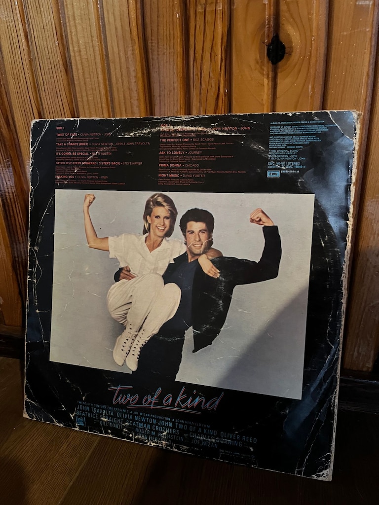 John Travolta - Olivia Newton Two of a Kind Plak - 2