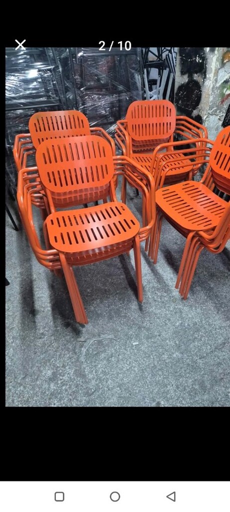 cafe Dış mekan metal sandalyeler - 2
