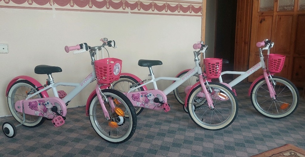 16 JANT 3 ADET DECATHLON BTWIN KIZ ÇOCUK BISIKLETI - 3