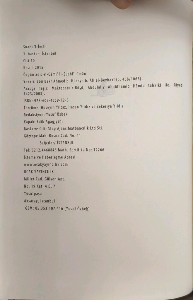 Şuabul iman Beyhaki - 2