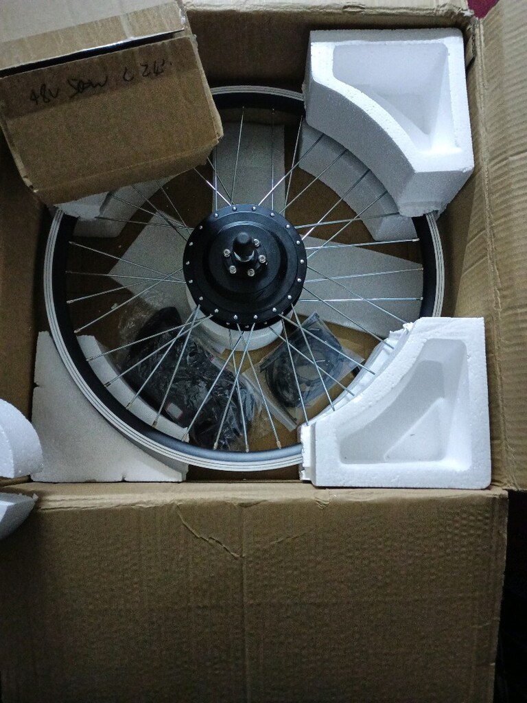 24 inç elektrikli bisiklet jantı 48 volt 500 watt