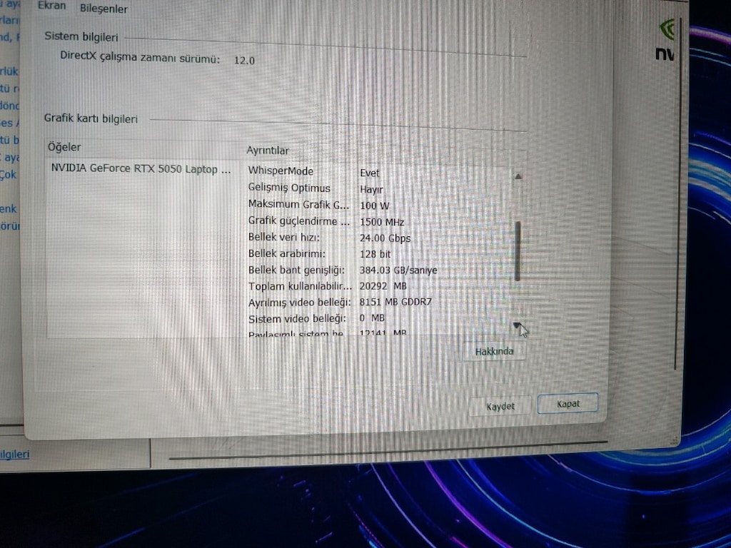Lenovo Loq i7 13700HX 24RAM 512SSD 8GB RTX5050 LAPTOP TAKASLI - 7