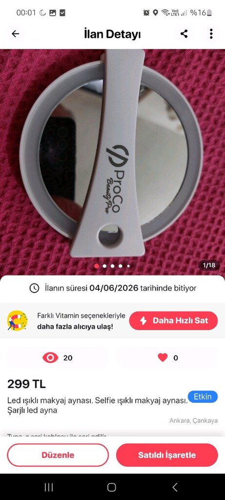 Ayna çeşitleri. Boy Aynası çeşitleri. Makyaj aynası çeşitleri - 7