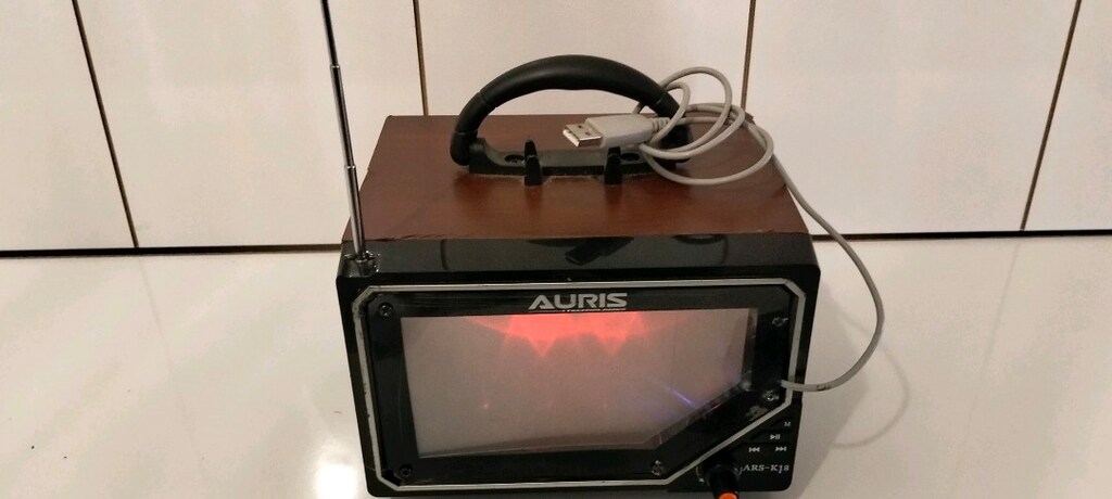 Şarjlı Bluetooth Radyo USB bellek ses sistemi - 4