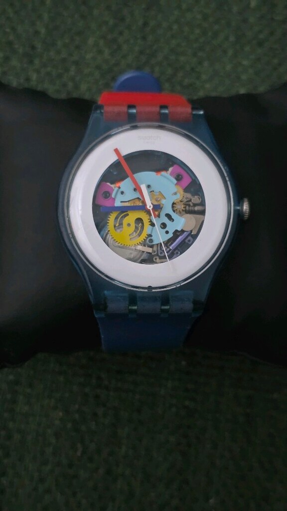 Swatch swiss 40mm özel tasarım kol saati - 5