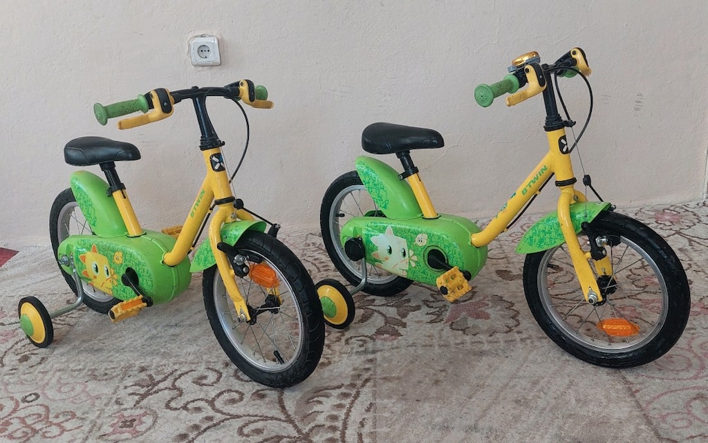 2 adet 14 JANT BTWIN ÇOCUK BISIKLETI - 2