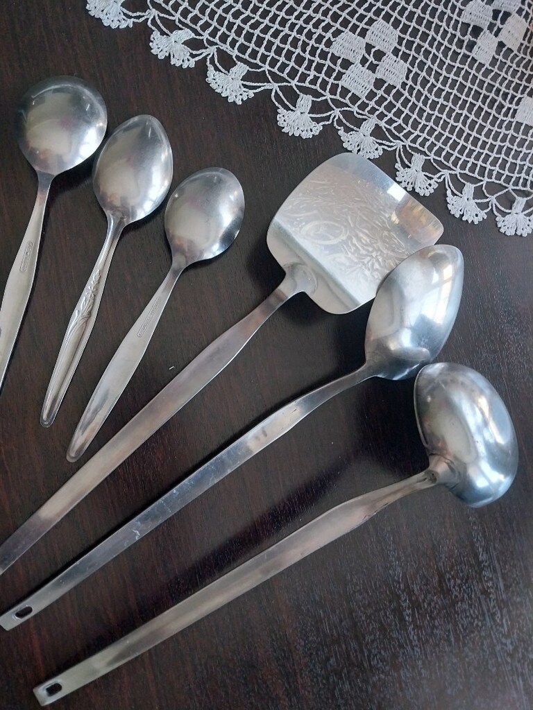 Vintage Servis v+Kaşıklar 6 prç - 4