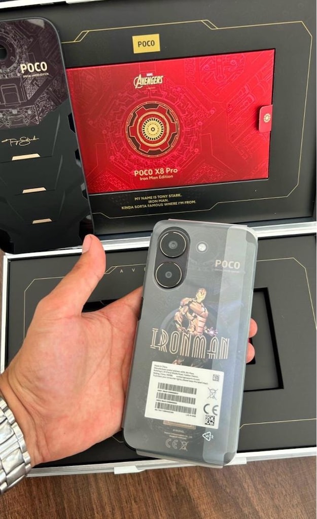 POCO X8 PRO İRON MAN ÖZEL SERİ 12/512 SERVER KAYITLI SIFIR ÜRÜN - 3