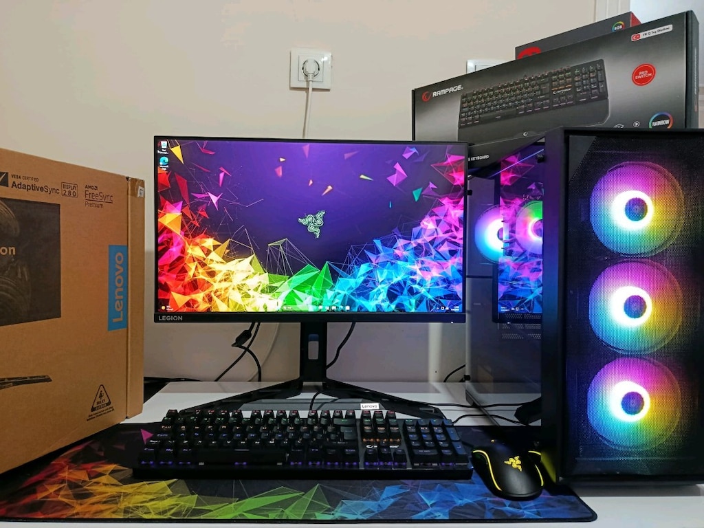 RYZEN 7 5700/4060Tİ/16/500/240 HZ MONİTÖR HER ŞEY DAHİL GAMİNG SET - 3