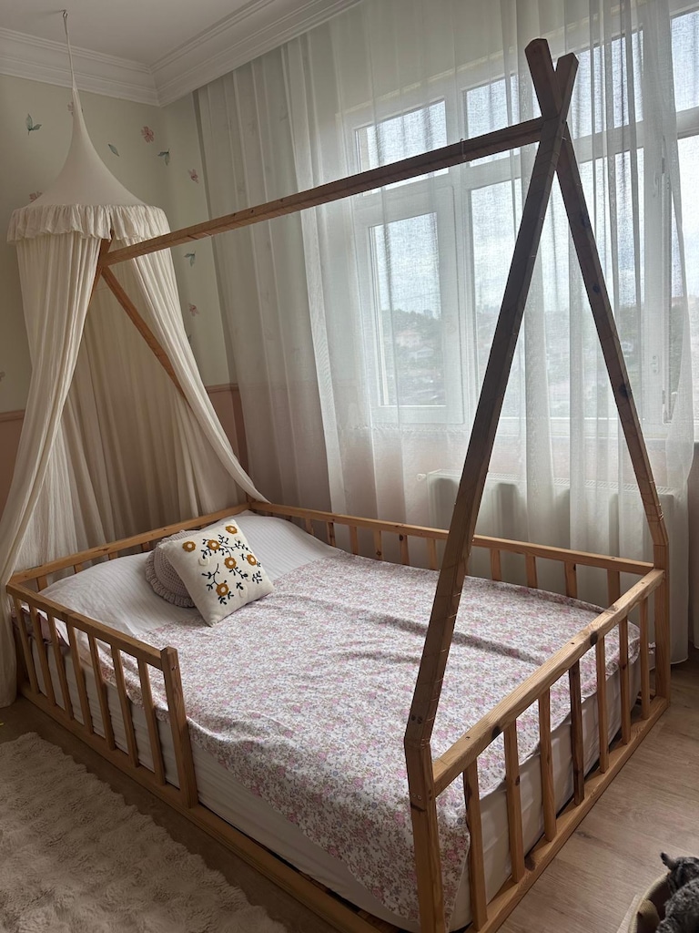 Montessori ahşap çocuk / bebek yatağı - 5