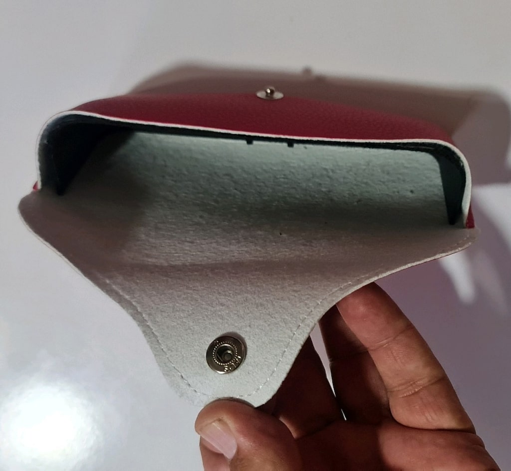 Atasun DERİ Optik güneş gözlüğü kılıfı. PEMBE, SIFIR Orijinal - 2
