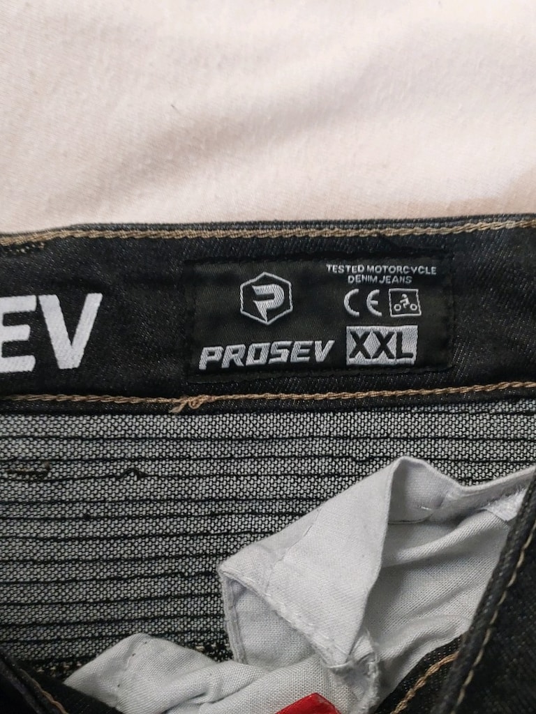 Sıfır Etiketli Prosev Aramid Korumalı Motosiklet Kot Pantolonu - 4