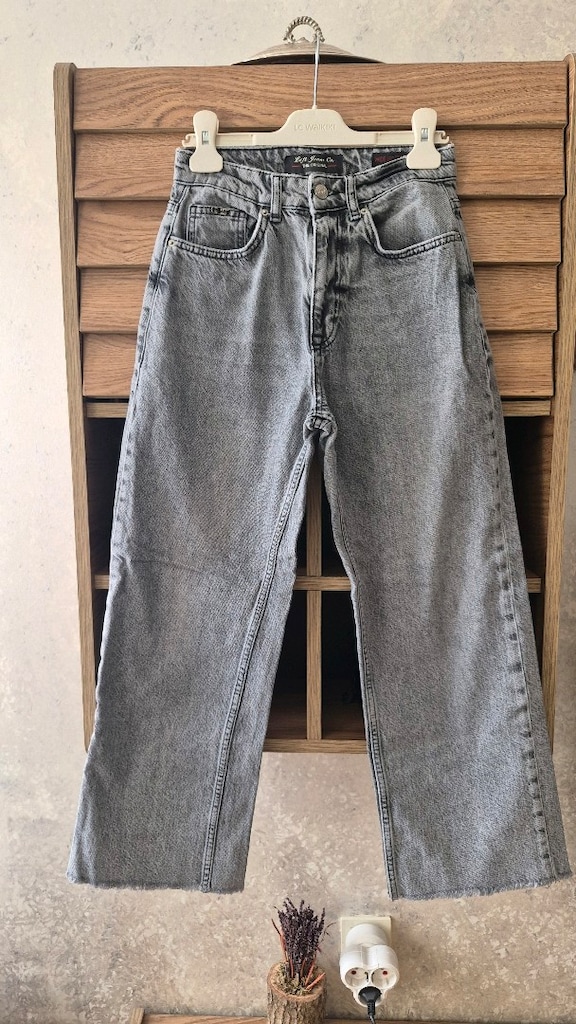 gri jean pantolon