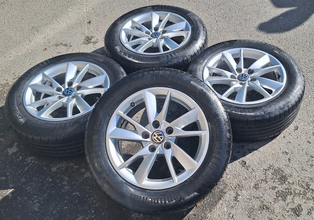205 55 16 ORJİNAL JANT LASTİK TAKIMI AUDİ CADDY GOLF JETTA PASSAT SEAT - 4