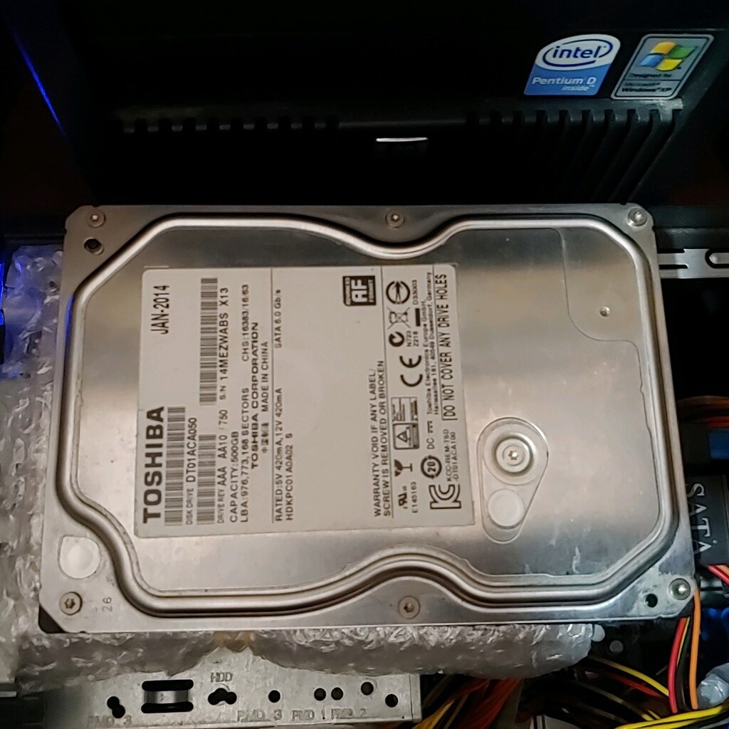 TOSHİBA DT01ACA050500 GB SATA3 3.5" PC HDD - 3