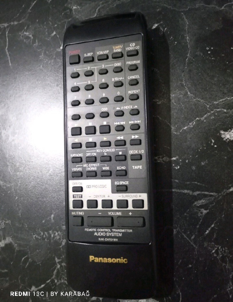 PANASONİC,TECHNİCS,Panasonic kumanda,Technics Kumanda,Kumanda,ses sist