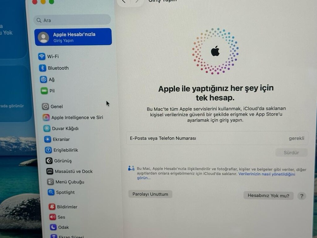 Macbook pro M3 çipli 512 gb ssd 8 gb ram pil saülığı çok iyi 14” - 2