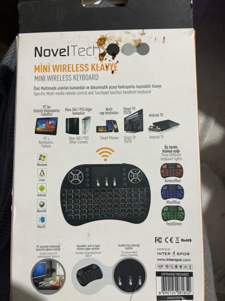 novel tech mini wireless klavye kablosuz - 3
