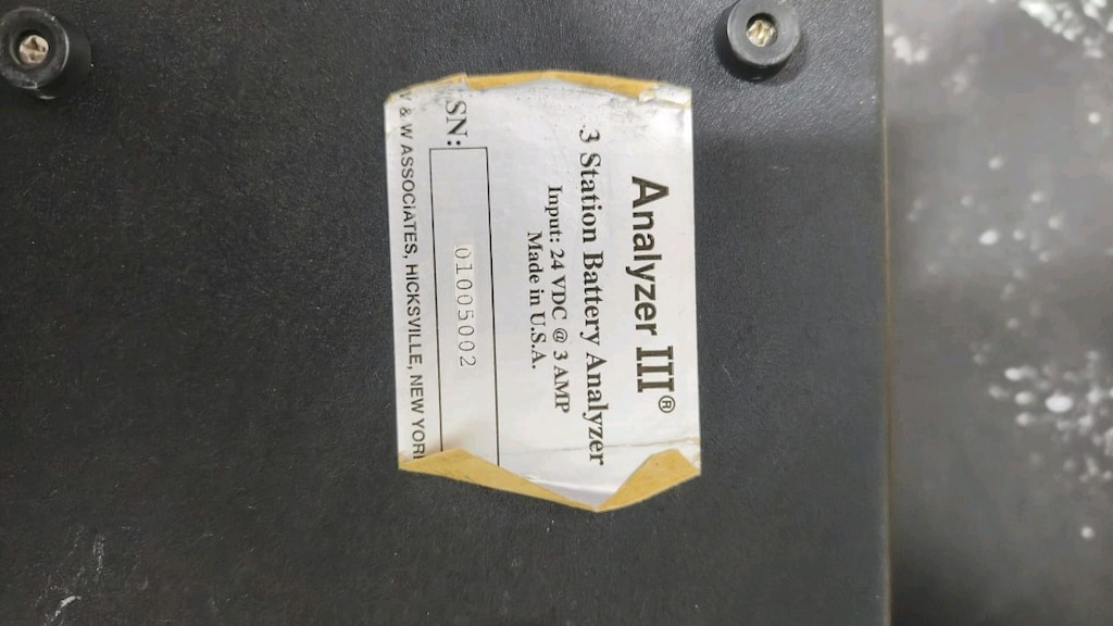 W&W Associates Analyzer III 3'lü Telsiz Batarya Test Cihazı - 5