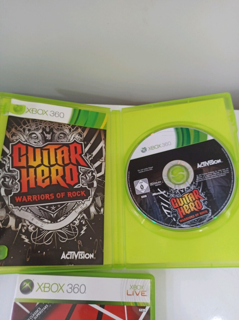 Xbox 360 Oyun Dvd Seti Guitar Hero Kutu kitapçık Mevcut - 9