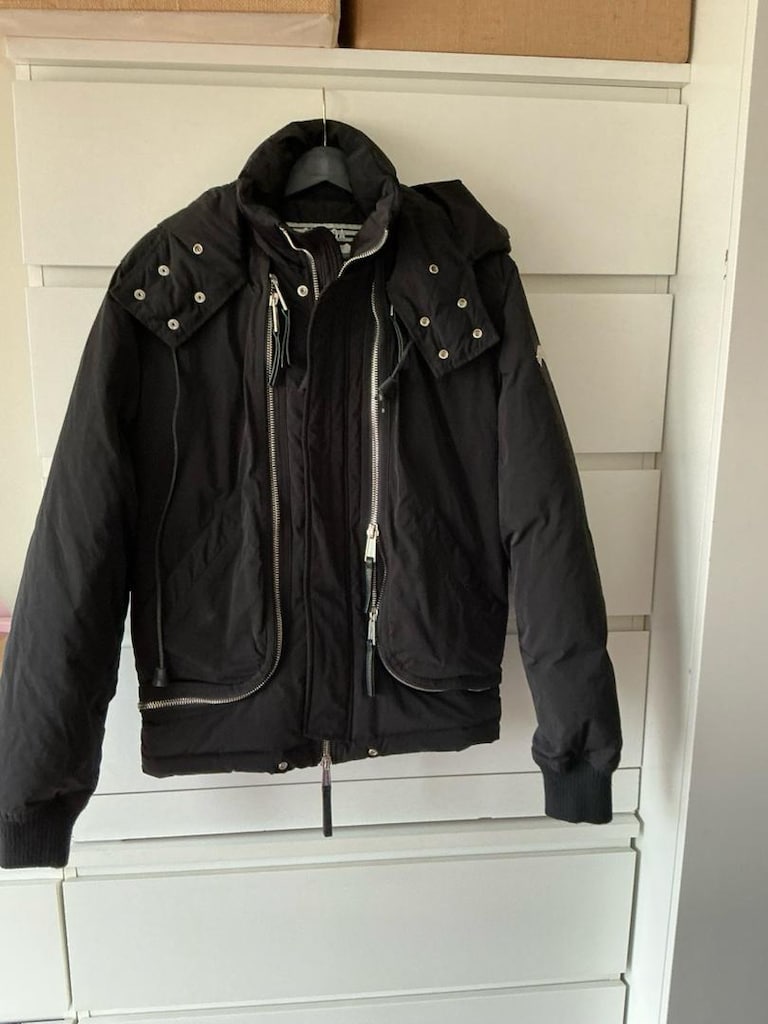 DSQUARED Siyah Kapüşonlu Mont - 2