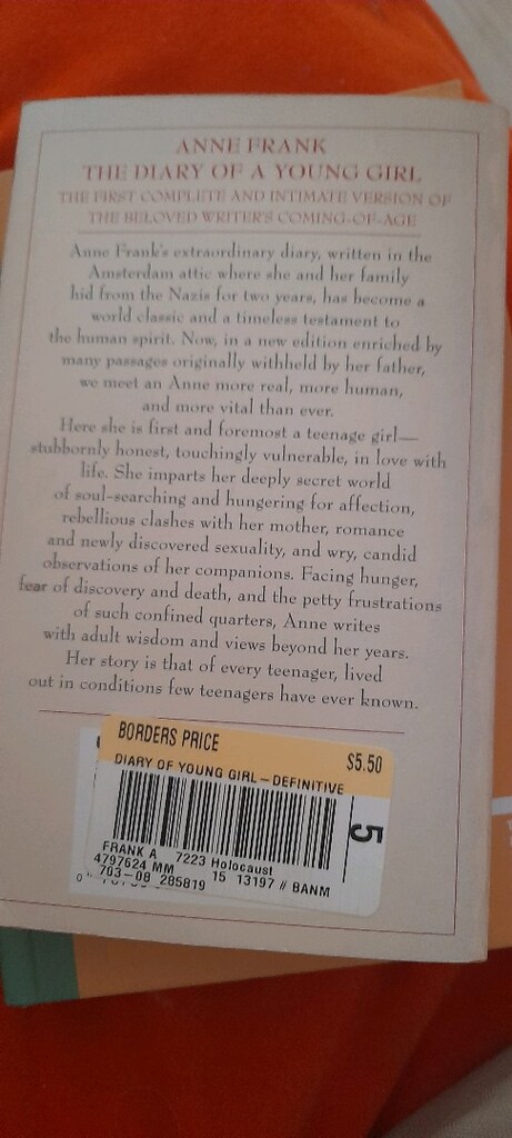 ANNE FRANK, THE DIARY OF A YOUNG GIRL - 2