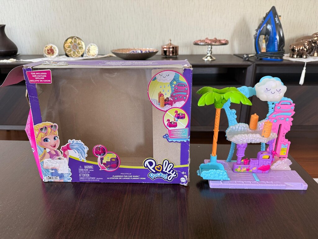 Polly Pocket Flamingo Araba Su Eğlencesi Seti HHJ05 - 3
